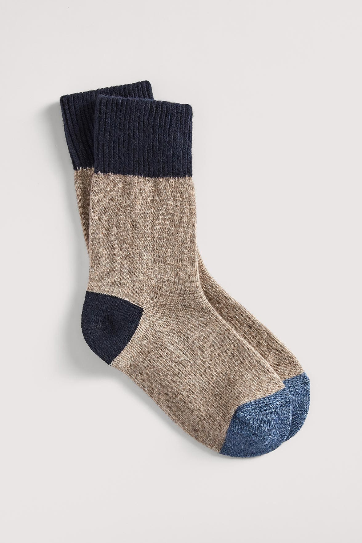 Chaussettes Fantaisies Chinées - Camel - Image 2