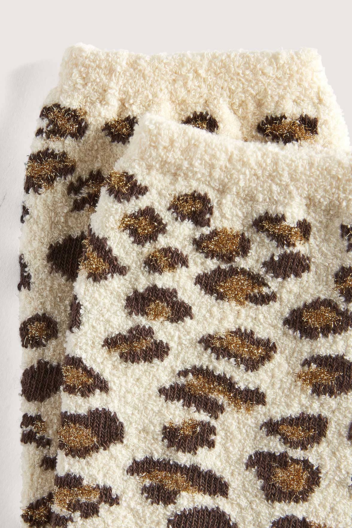 Chaussettes Fantaisies Motif Animalier Lurex - Naturel - Image 4