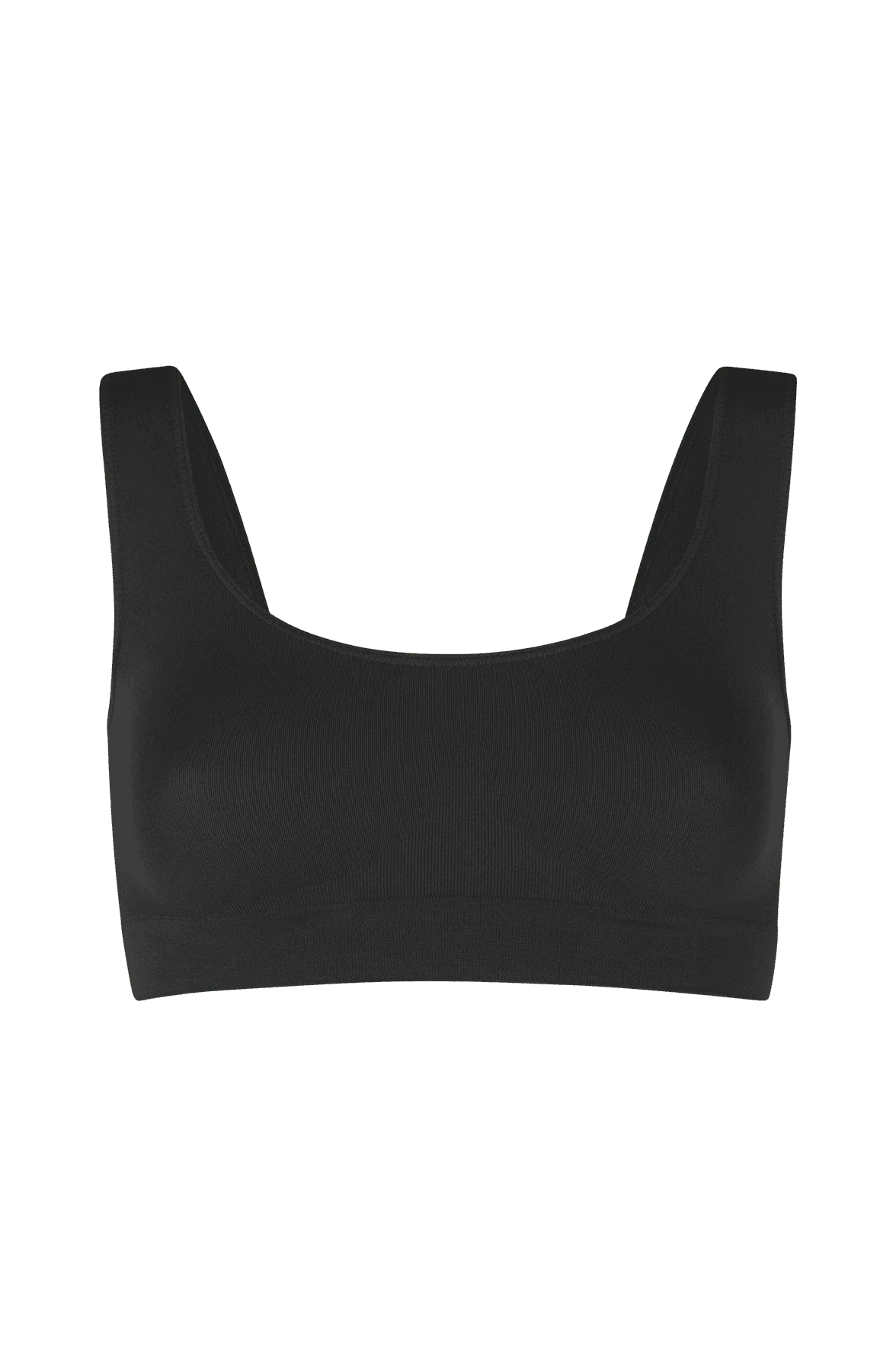Brassière Bretelles Larges Pure Skin - Noir - Image 3