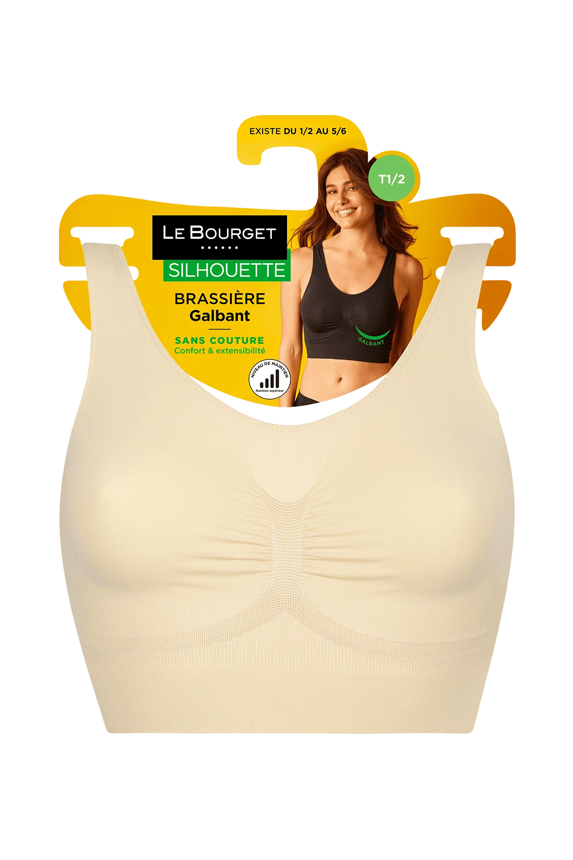 Brassière Bretelles Larges Galbante Silhouette - Peau - Image 3
