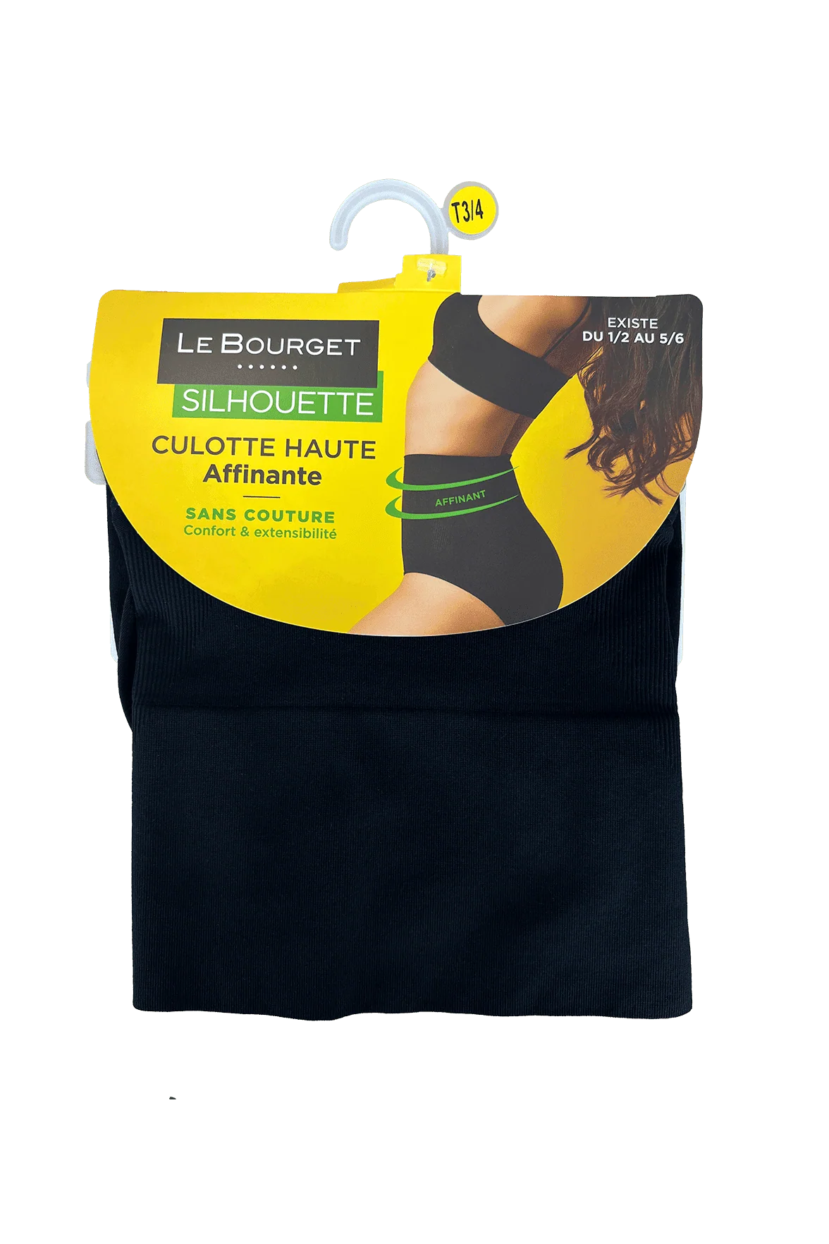 Culotte Haute Affinante et Galbante Silhouette - Noir - Image 3